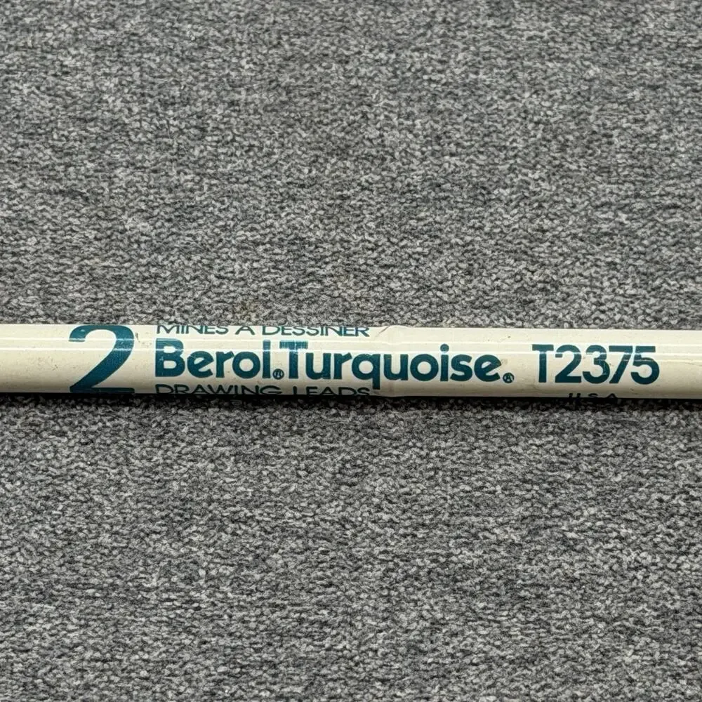 Vintage Berol Turquoise Pentel Mechanical Pencil Lead Refills Eraser Lot